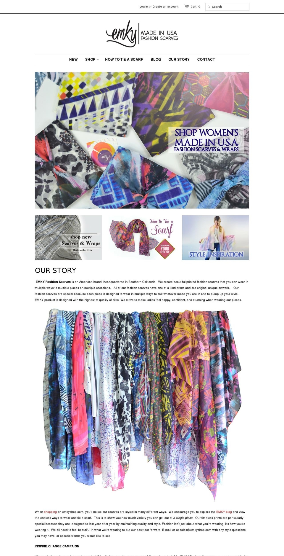 emkyshop.com shopify website screenshot
