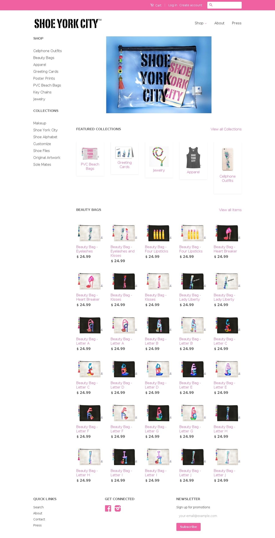 emlandsman.com shopify website screenshot