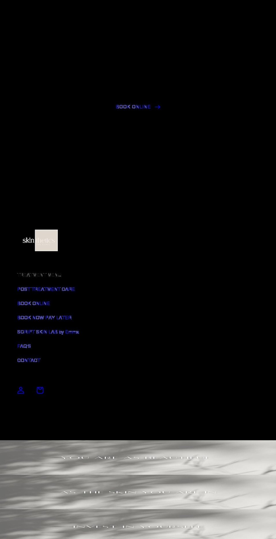 emmaaesthetics.com shopify website screenshot