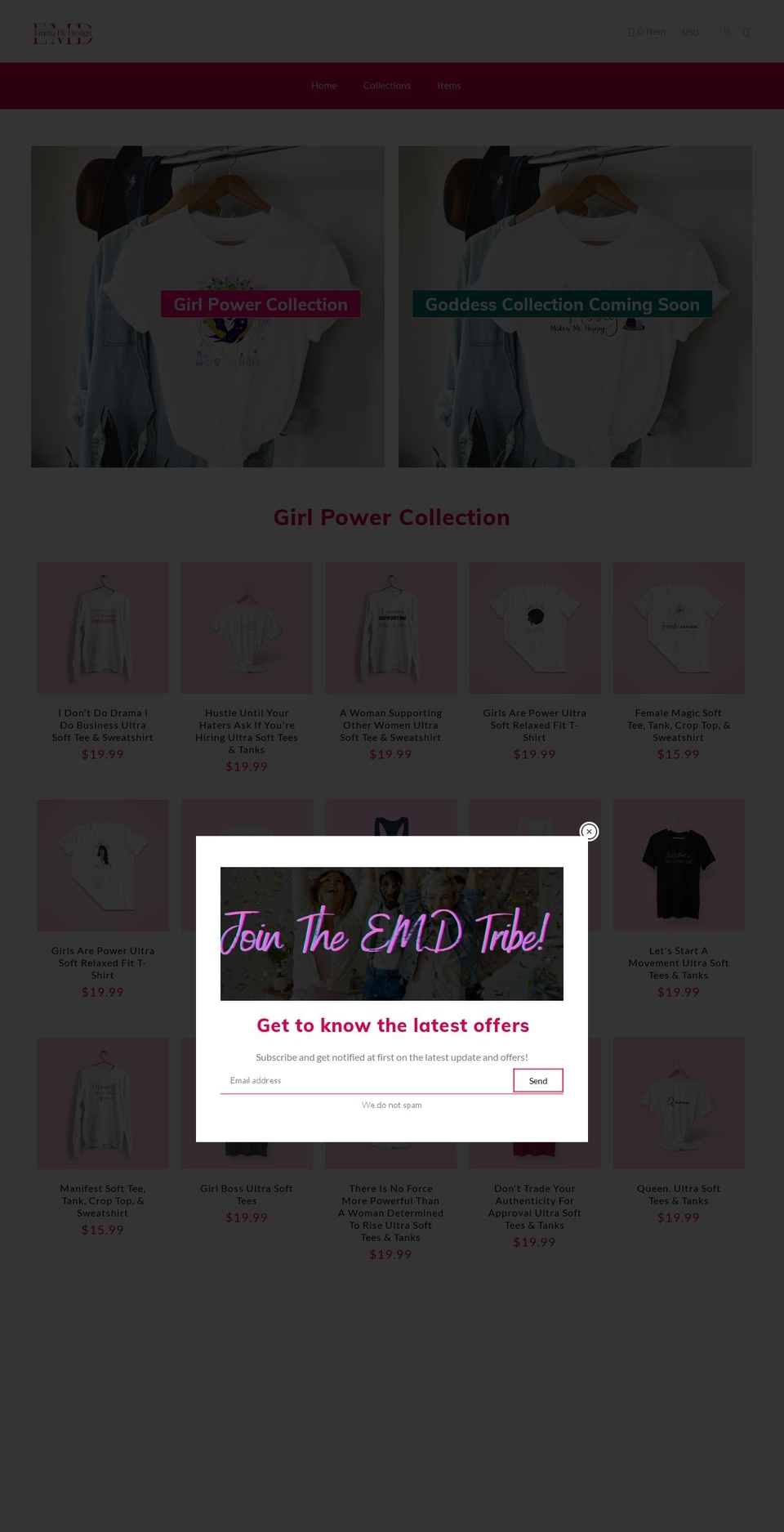 emmabydesign.shop shopify website screenshot