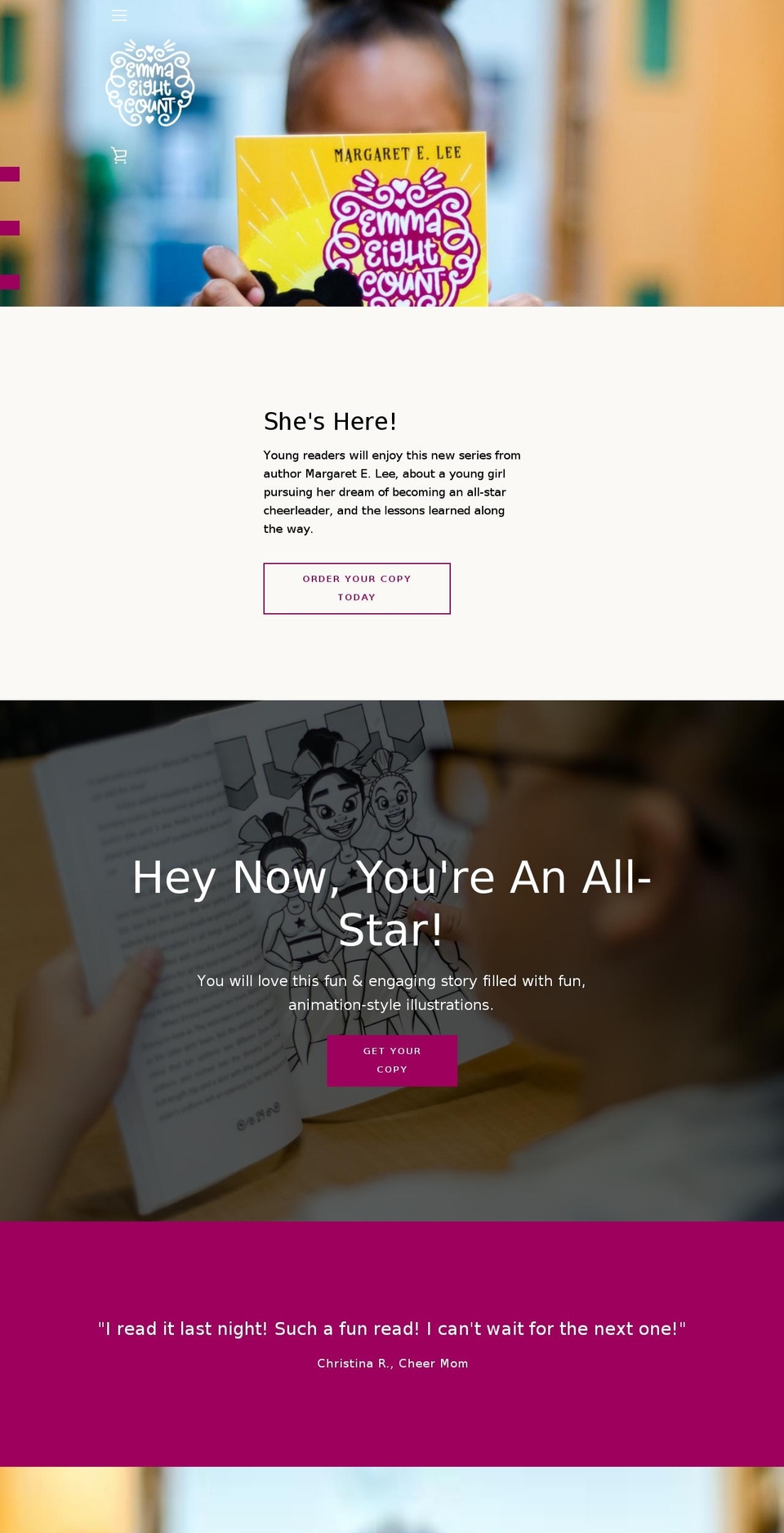 emmaeightcount.com — Shopify storefront screenshot