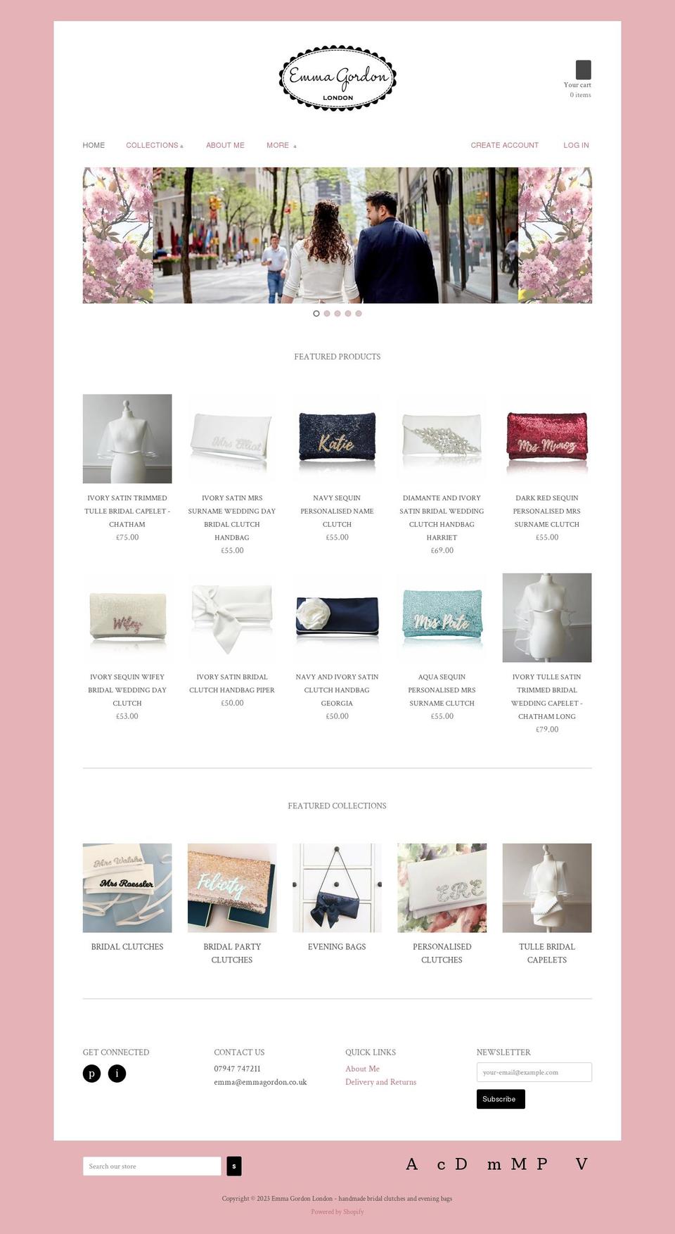 emmagordon.co.uk shopify website screenshot