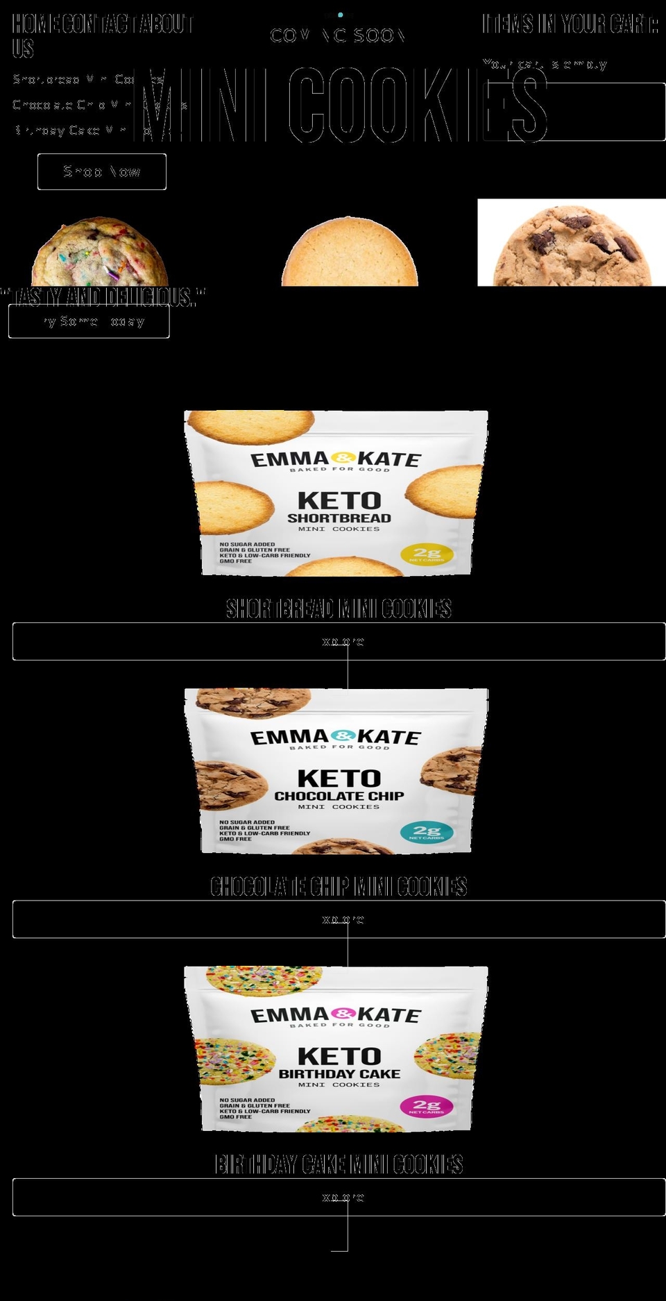 emmakate.com shopify website screenshot