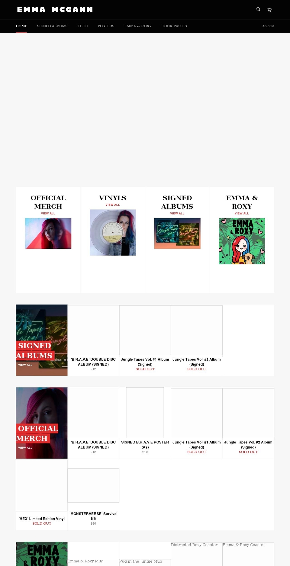emmamcgann.shop shopify website screenshot