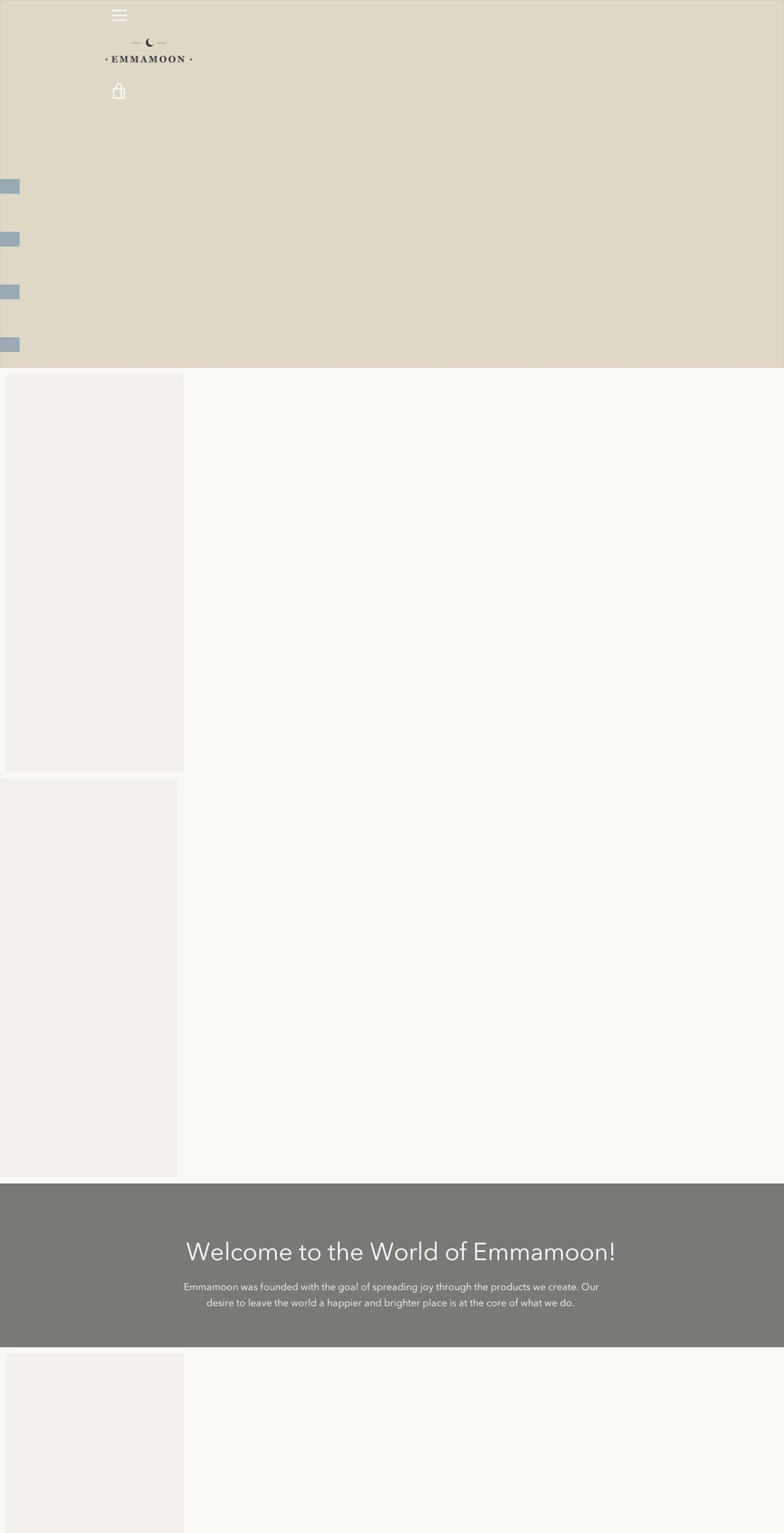 emmamoon.com shopify website screenshot