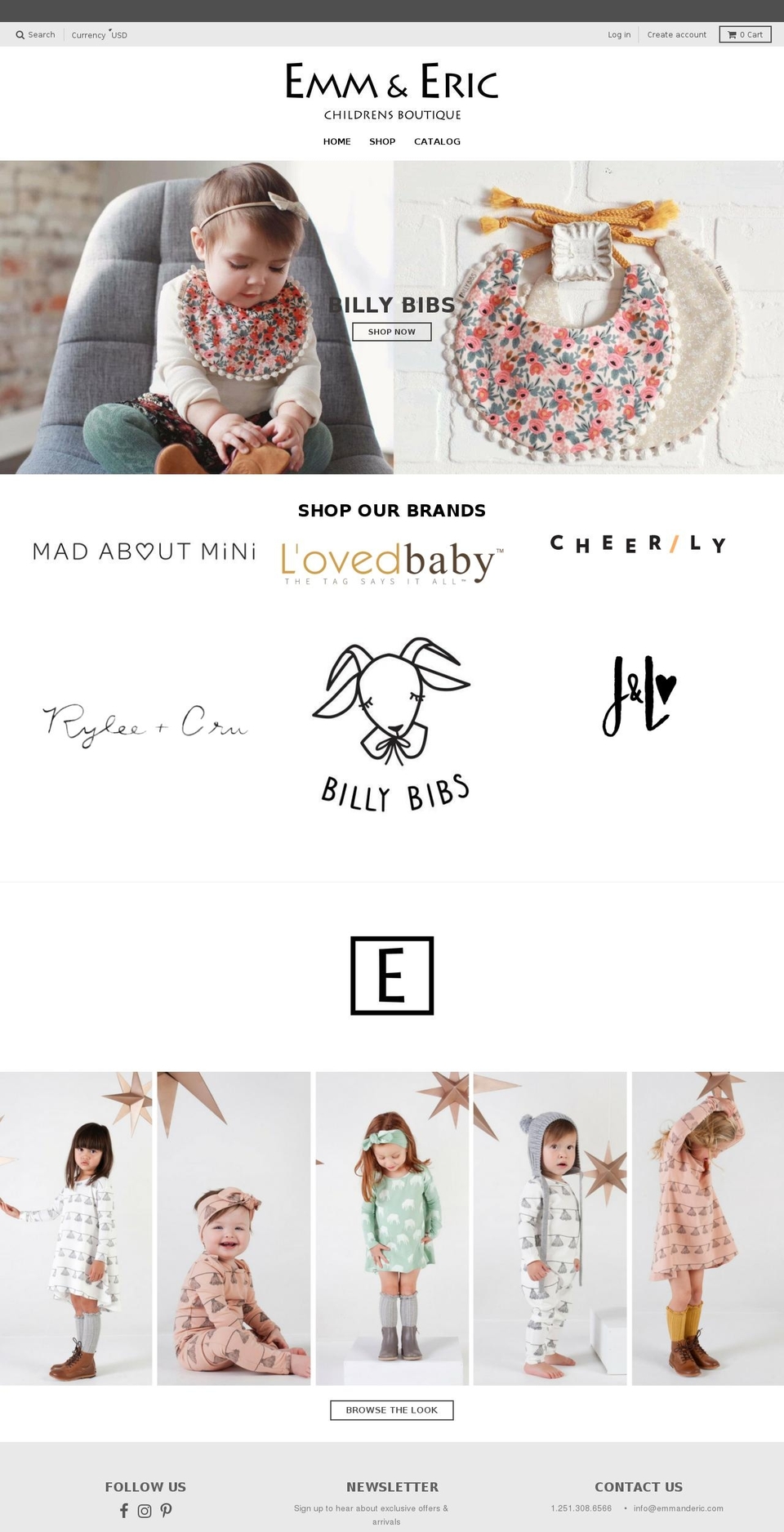 emmanderic.com — Shopify storefront screenshot