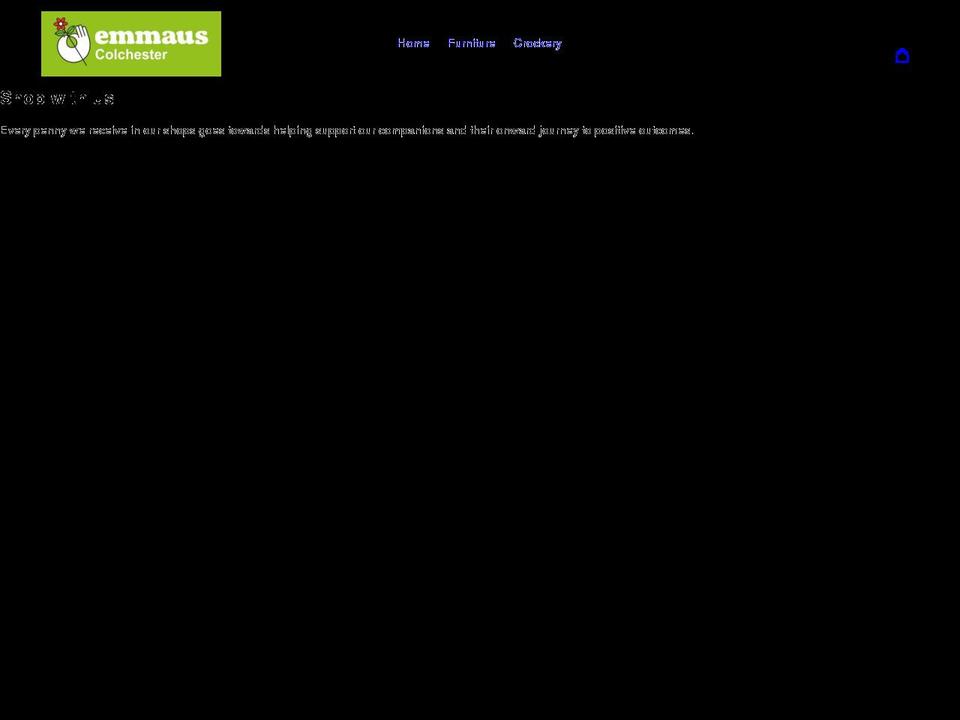 emmauscolchester.org shopify website screenshot