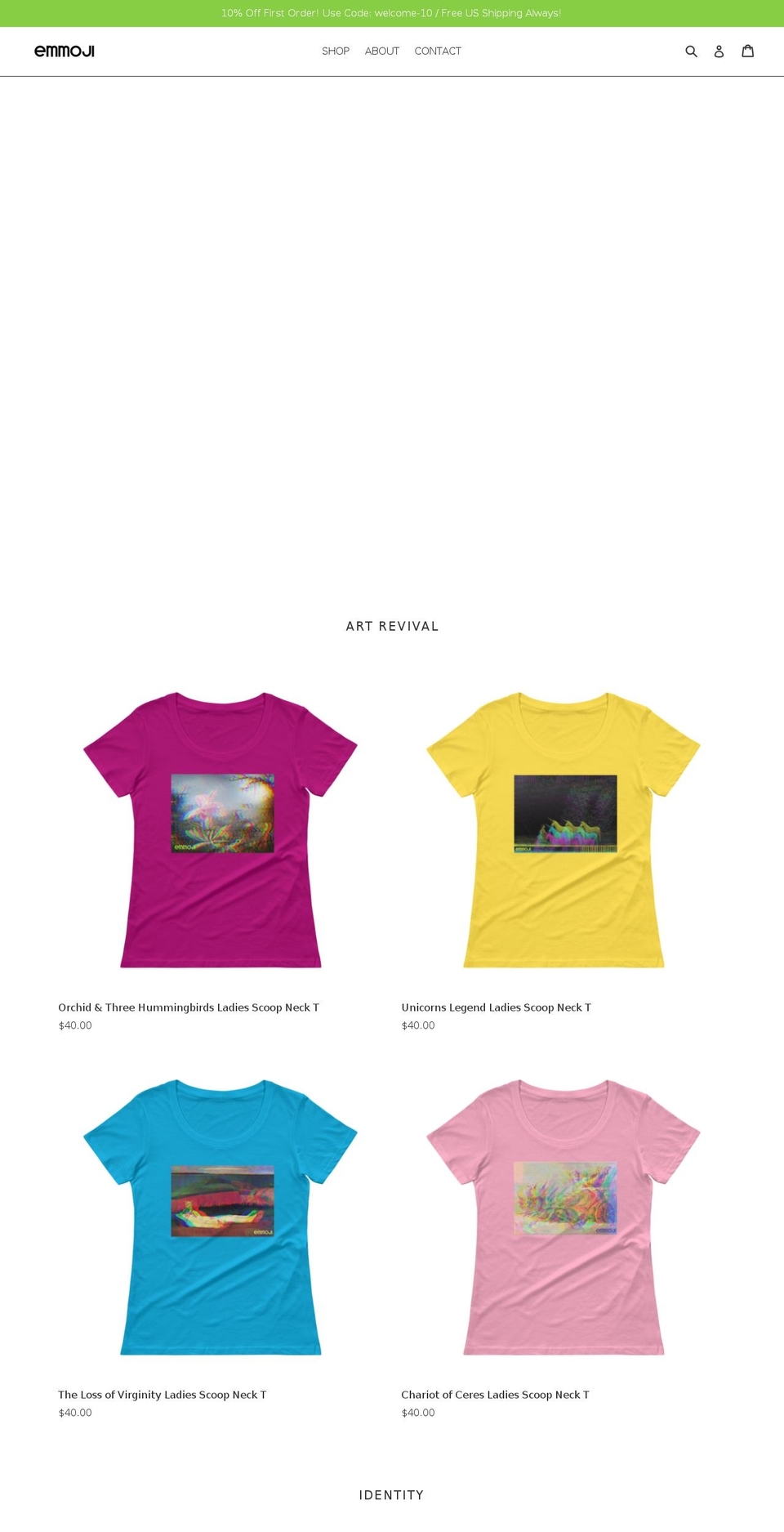 emmoji.com — Shopify storefront screenshot
