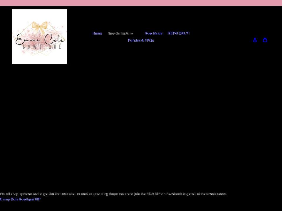 emmycolebowtique.com shopify website screenshot