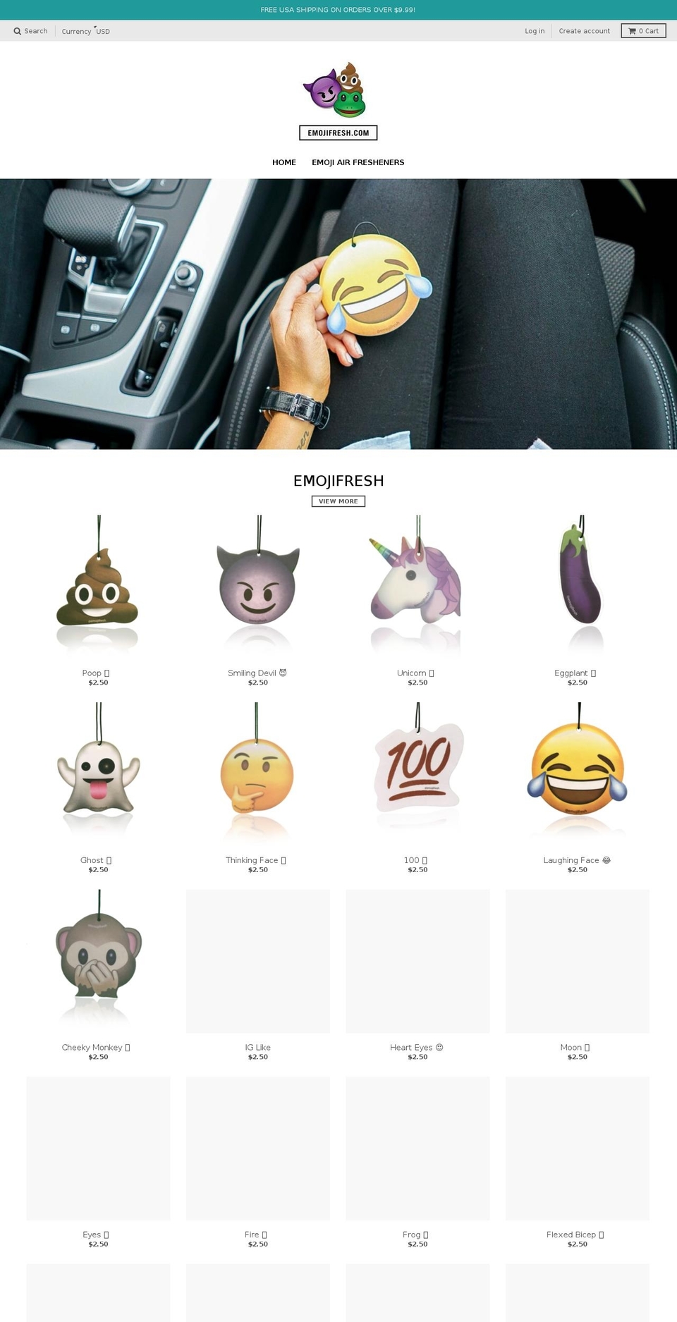 emojifresh.com — Shopify storefront screenshot