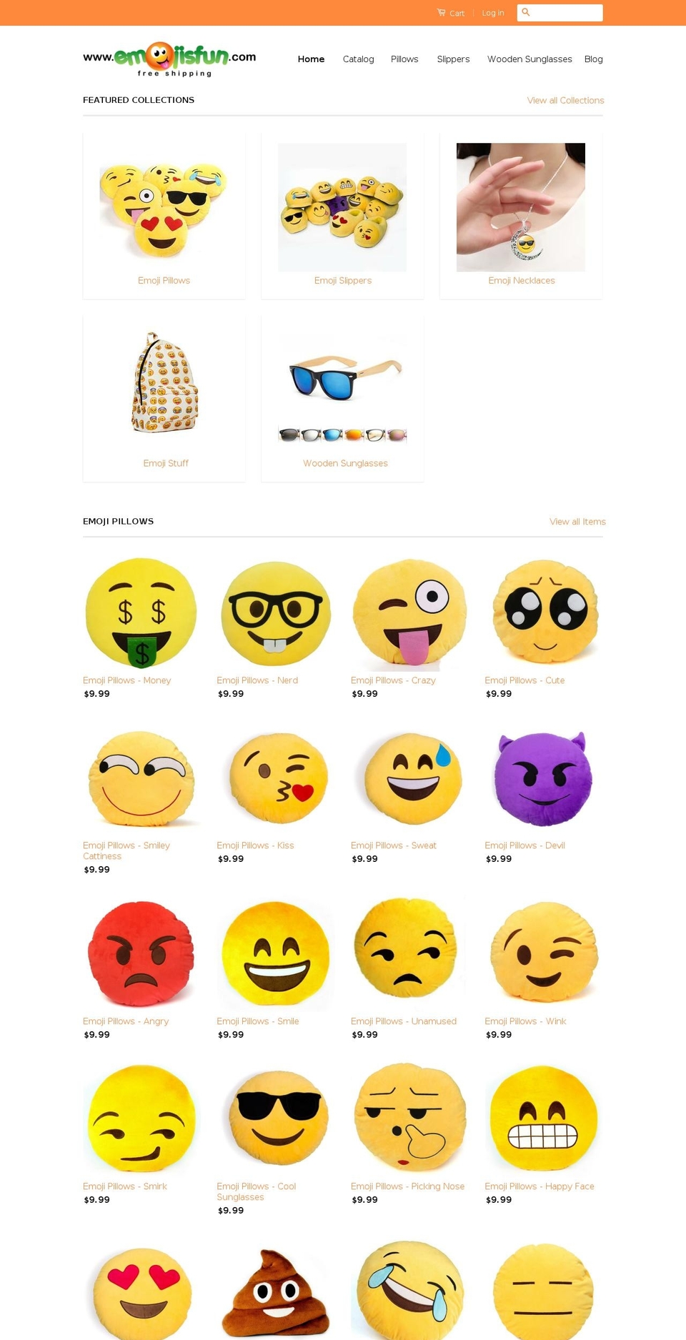 emojisfun.com shopify website screenshot
