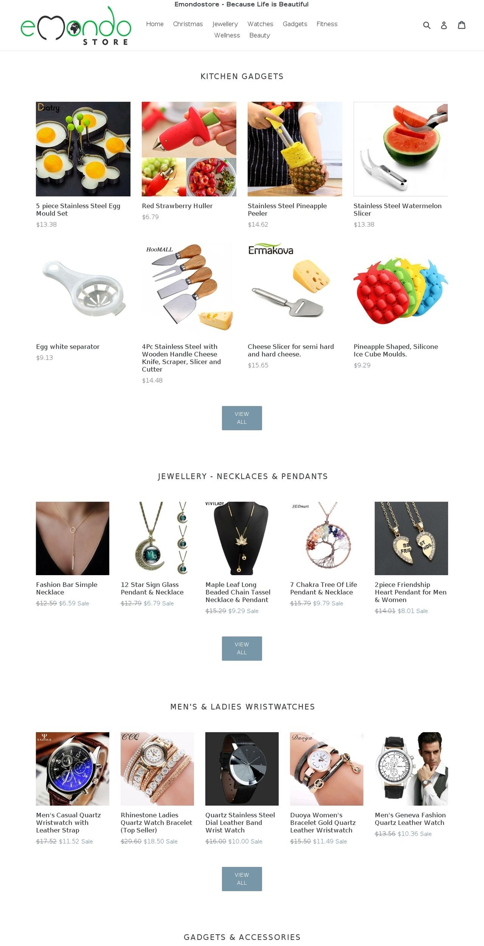 emondostore.com — Shopify storefront screenshot