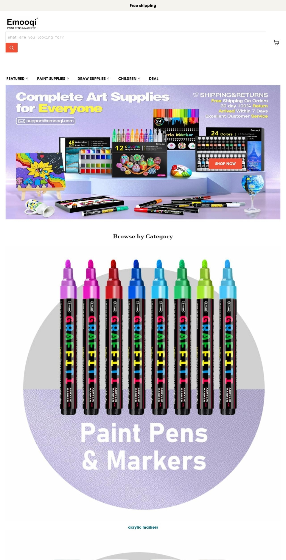emooqi.com shopify website screenshot