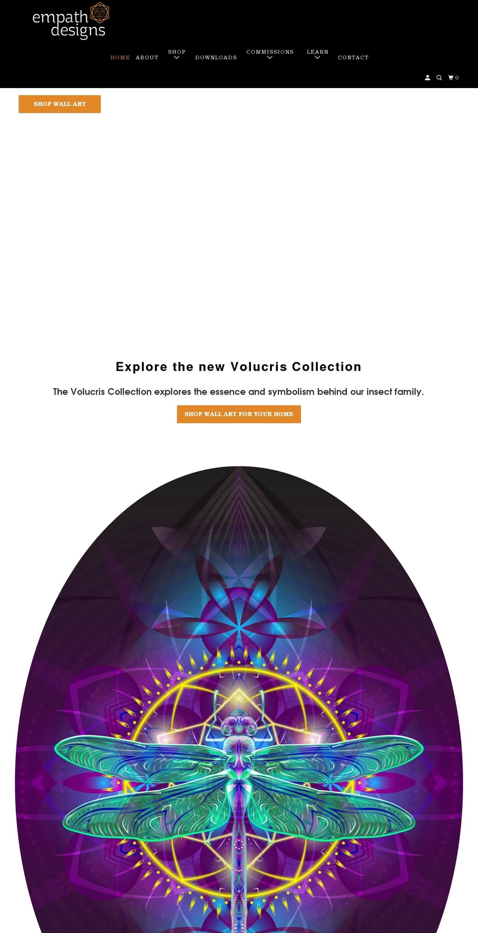 empathdesigns.com shopify website screenshot