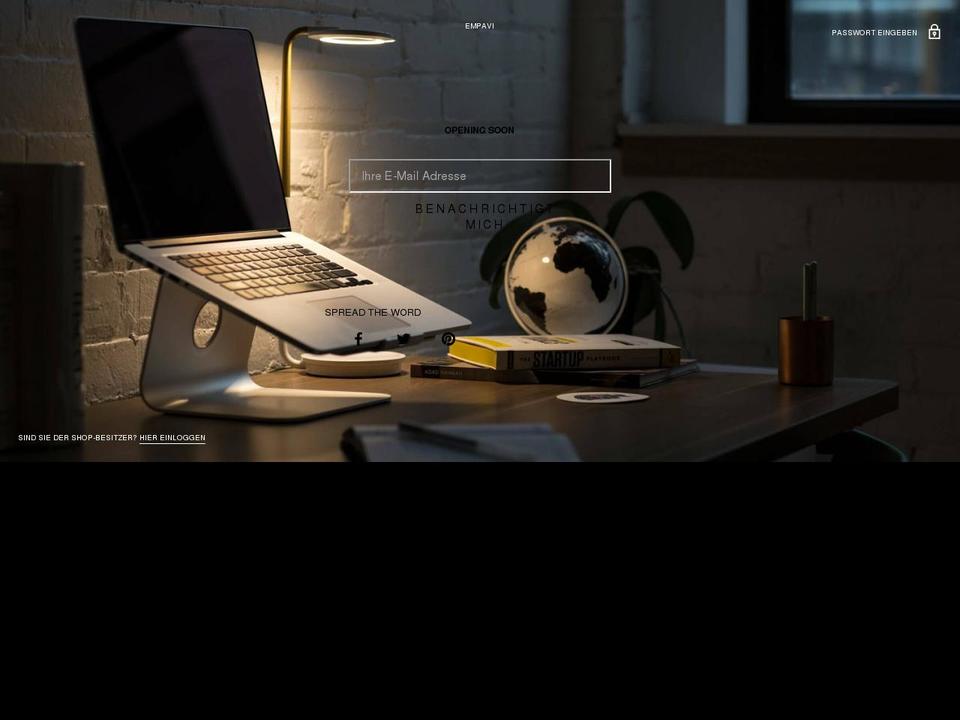 empavi.com shopify website screenshot