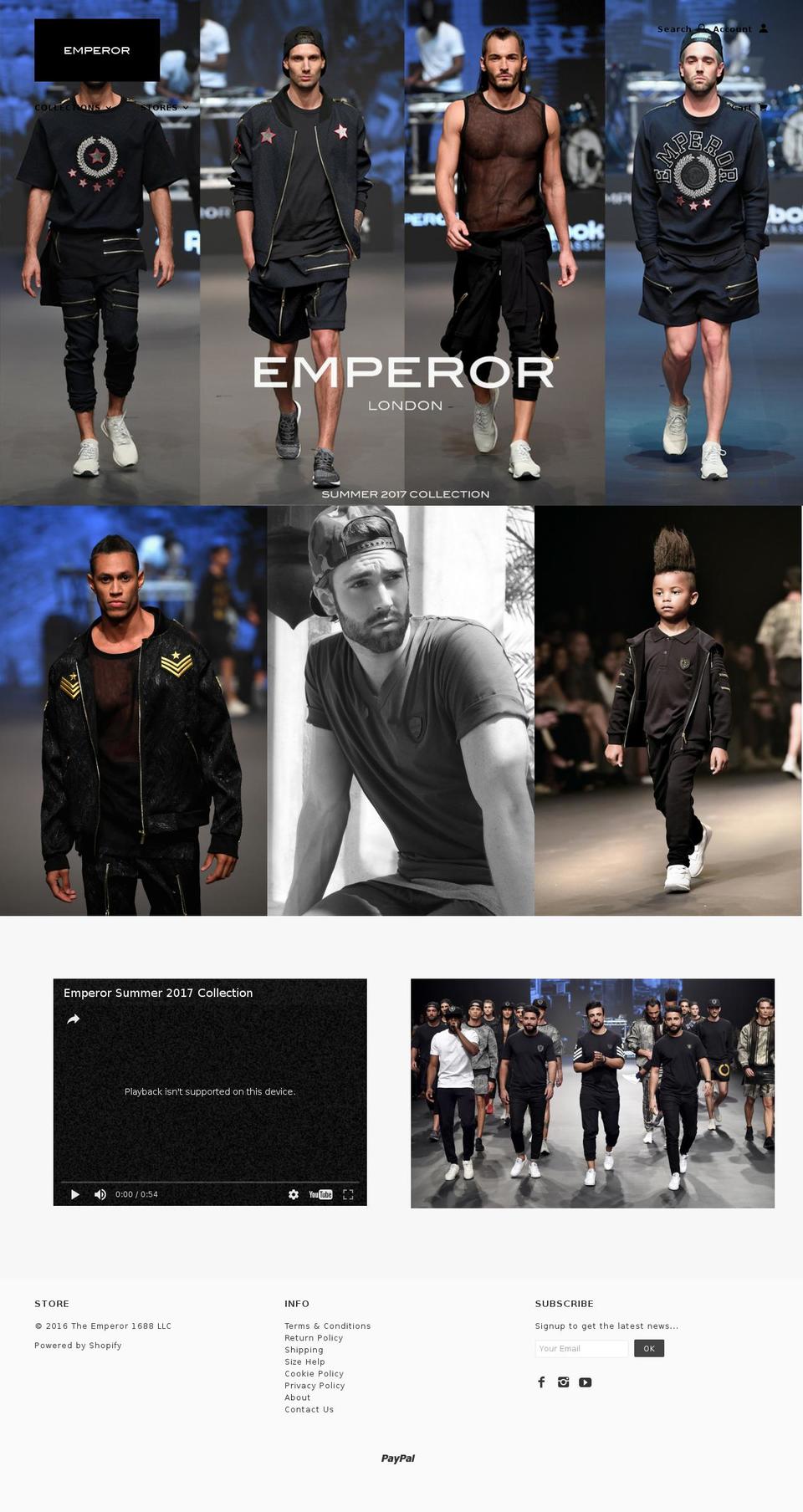 emperorsport.com shopify website screenshot