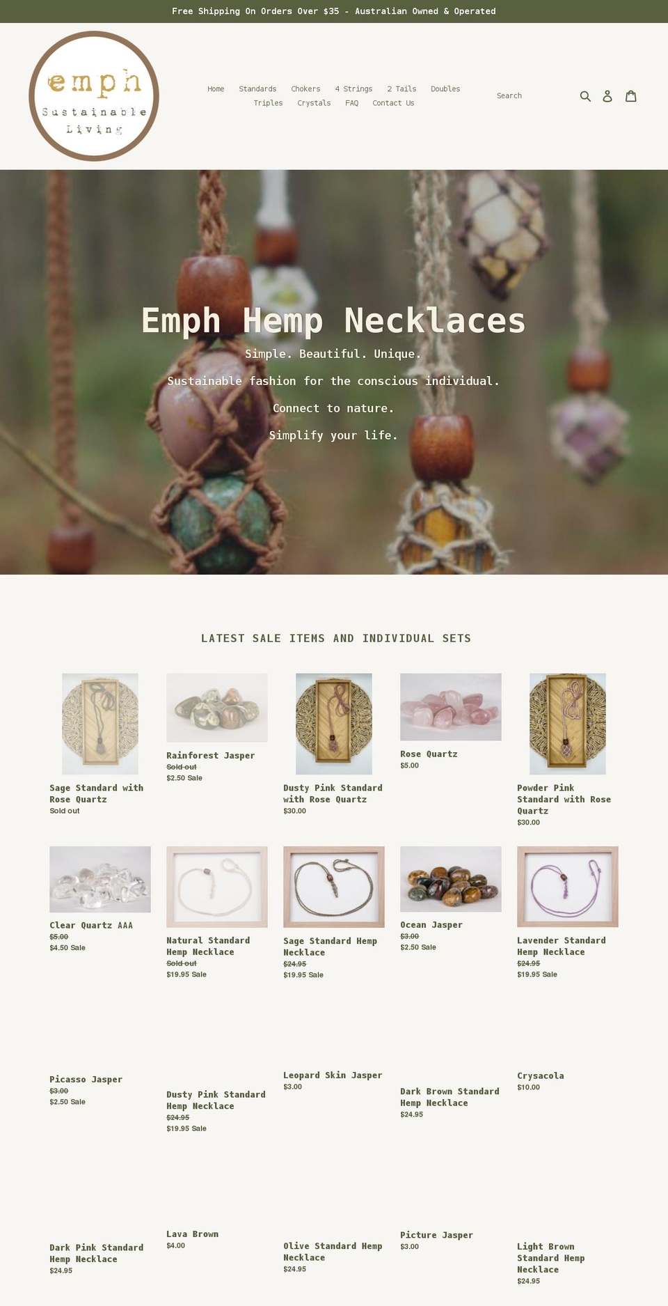 emph.com.au shopify website screenshot