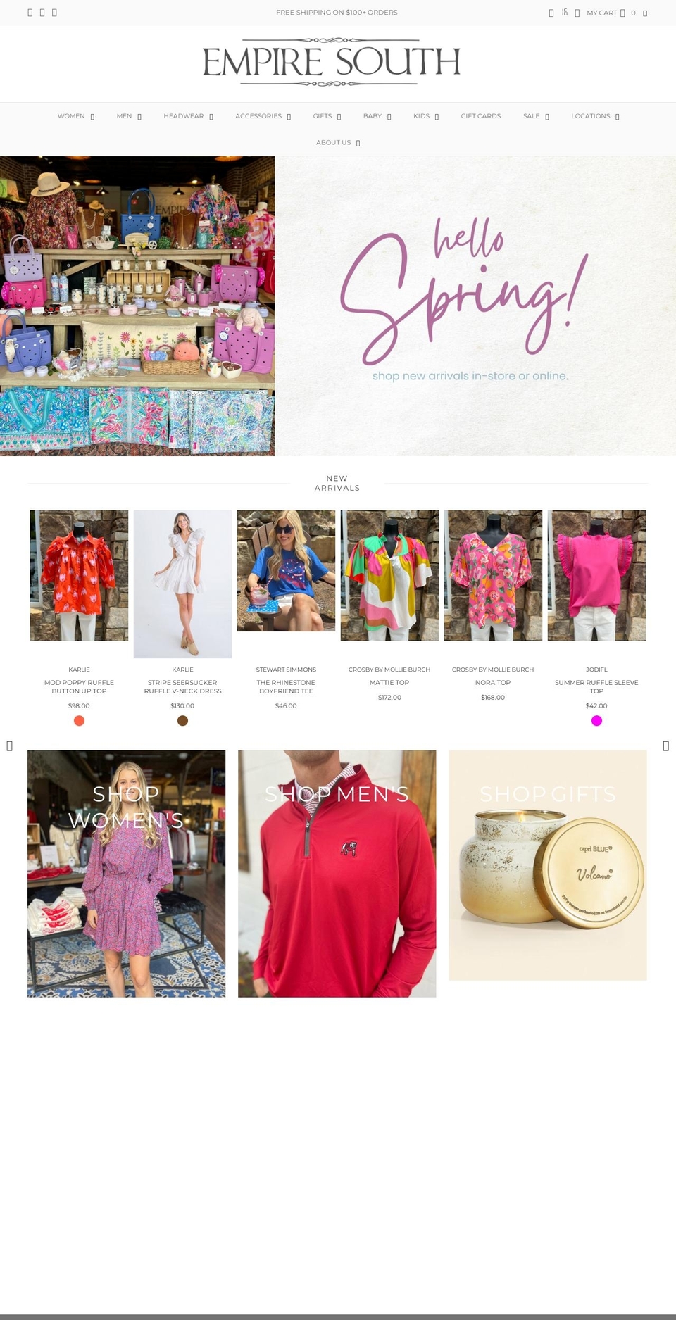 empire-south.myshopify.com shopify website screenshot