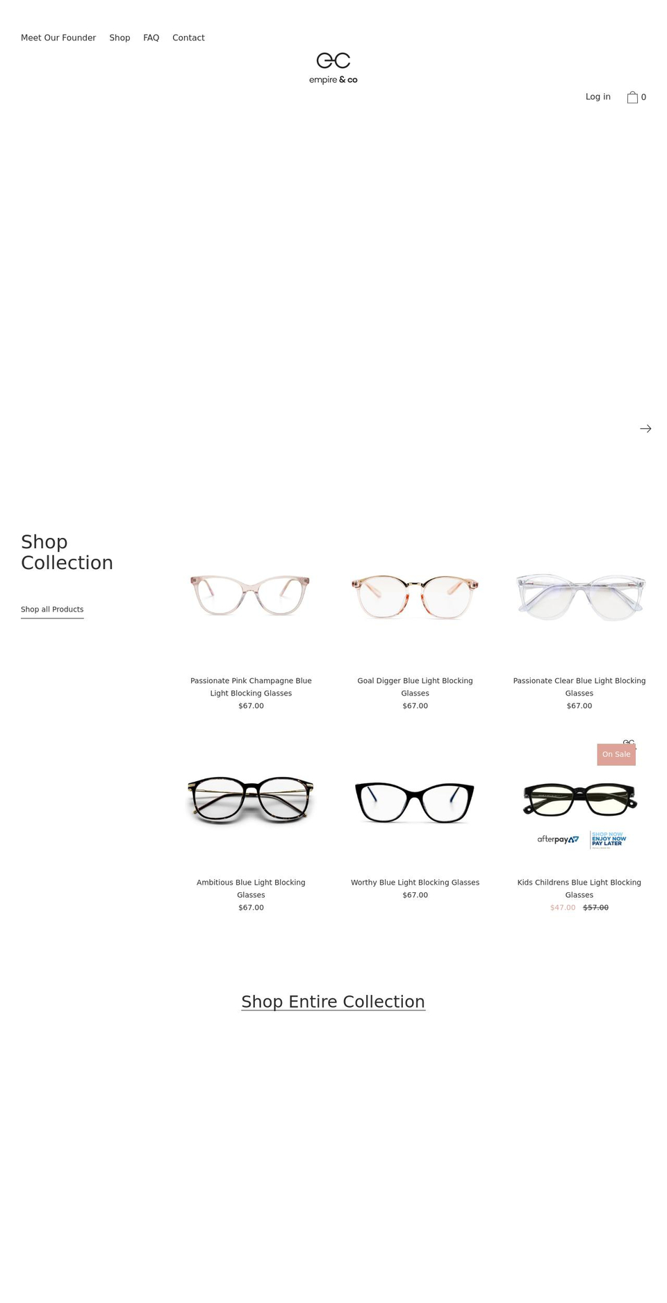 empireandco.com shopify website screenshot