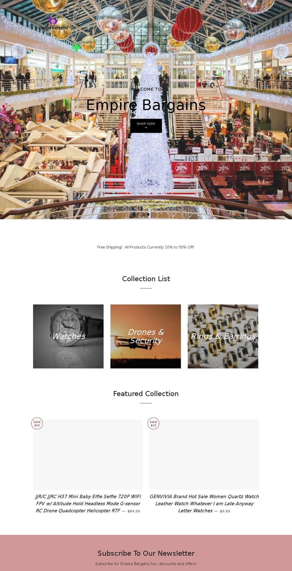 empirebargains.com — Shopify storefront screenshot