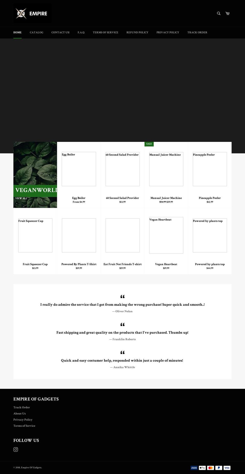 empireofgadgets.com — Shopify storefront screenshot
