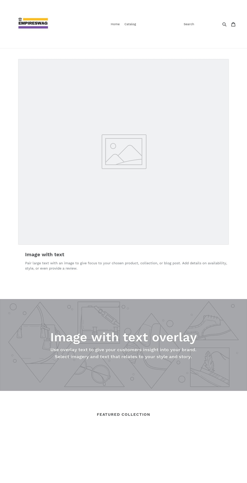 empireswag.com — Shopify storefront screenshot
