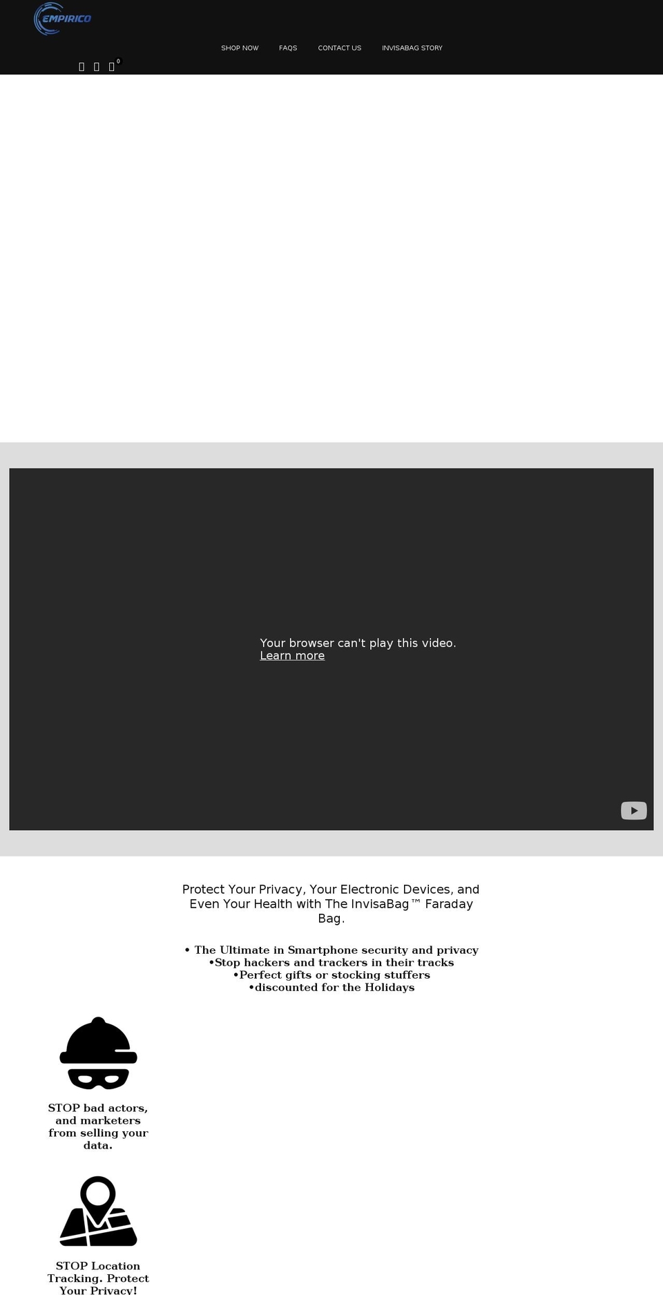 empirico.com shopify website screenshot