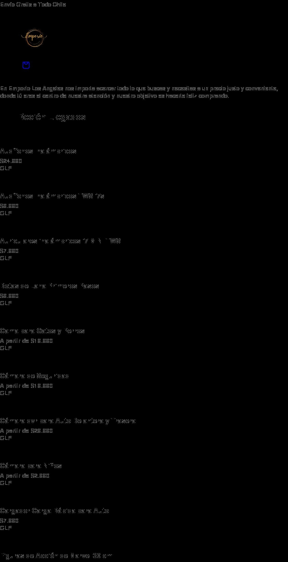 emporiolosangeles.com — Shopify storefront screenshot