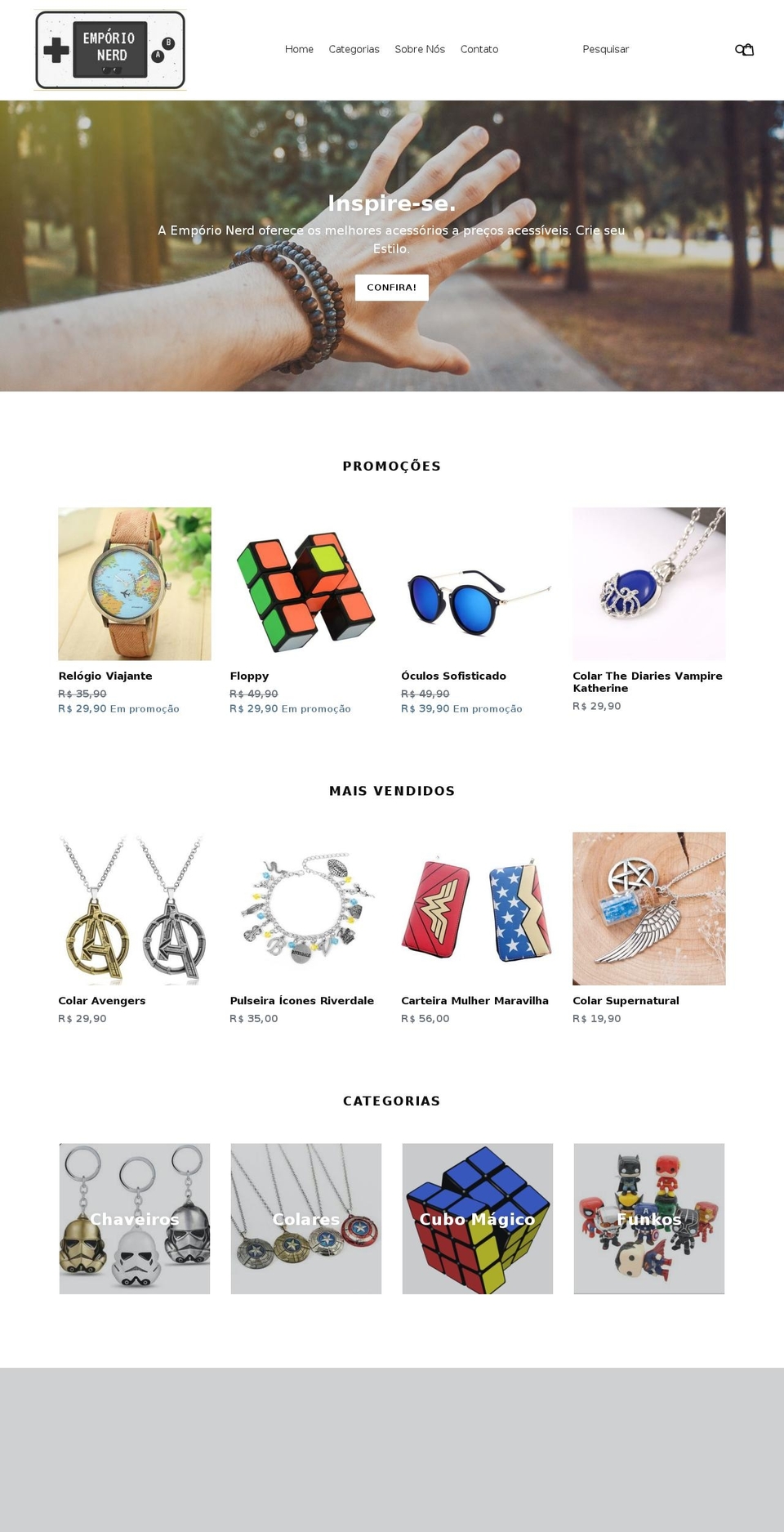 emporionerd.com — Shopify storefront screenshot