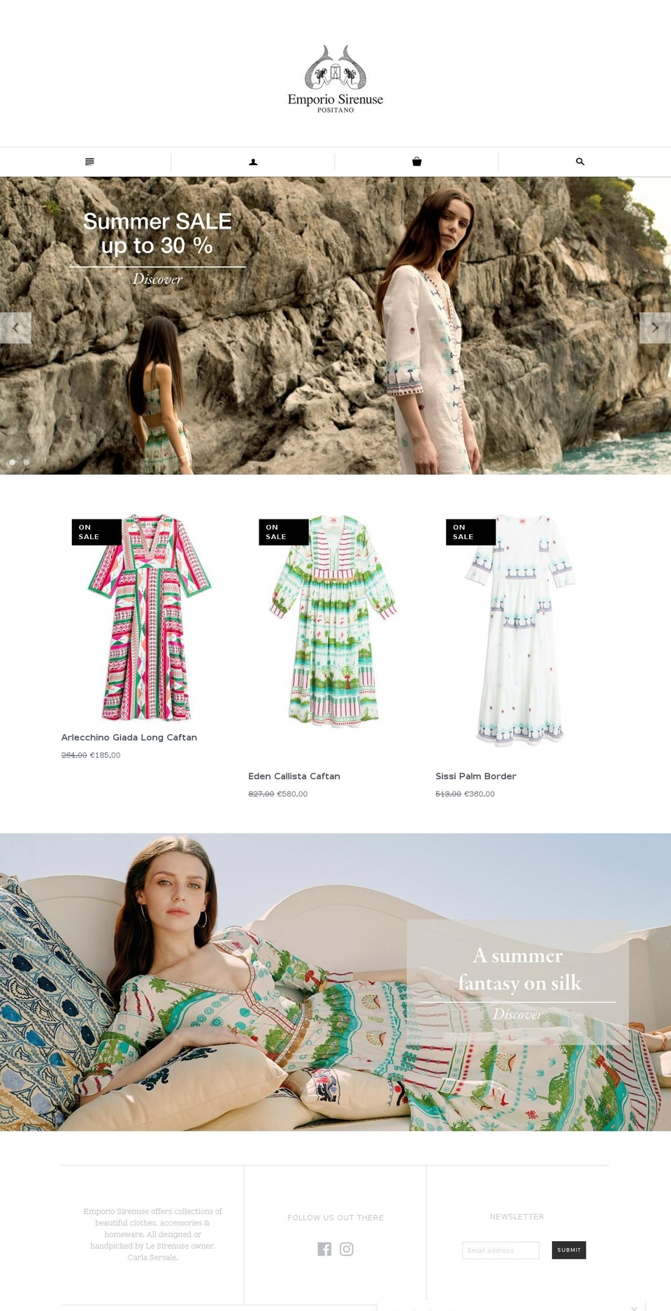 emporiosirenuse.com shopify website screenshot