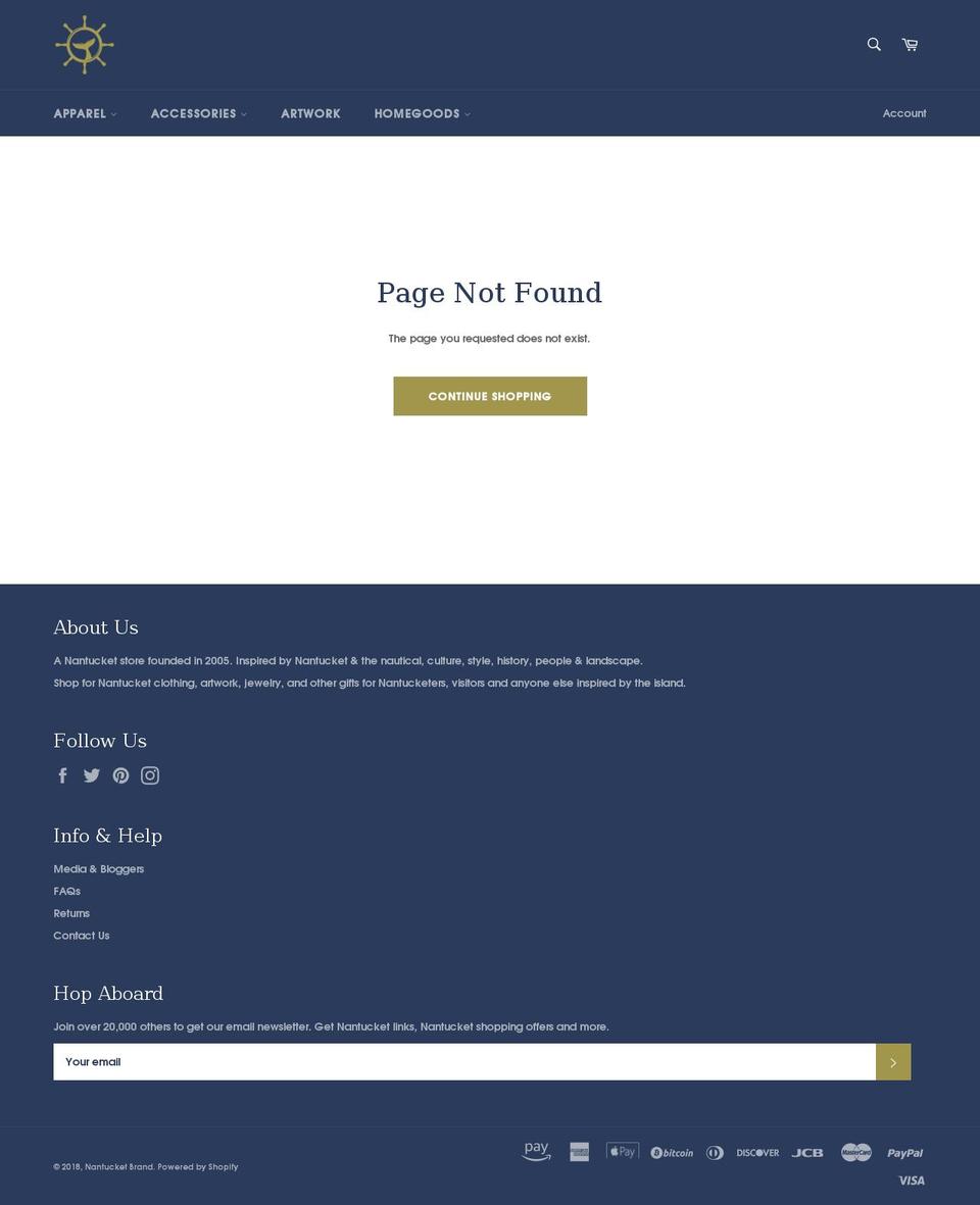 emporiumofnantucket.com — Shopify storefront screenshot