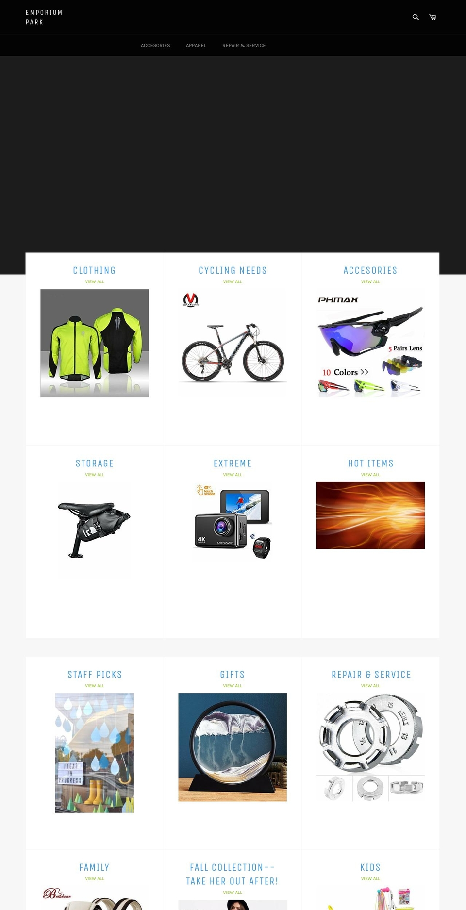 emporiumpark.com — Shopify storefront screenshot