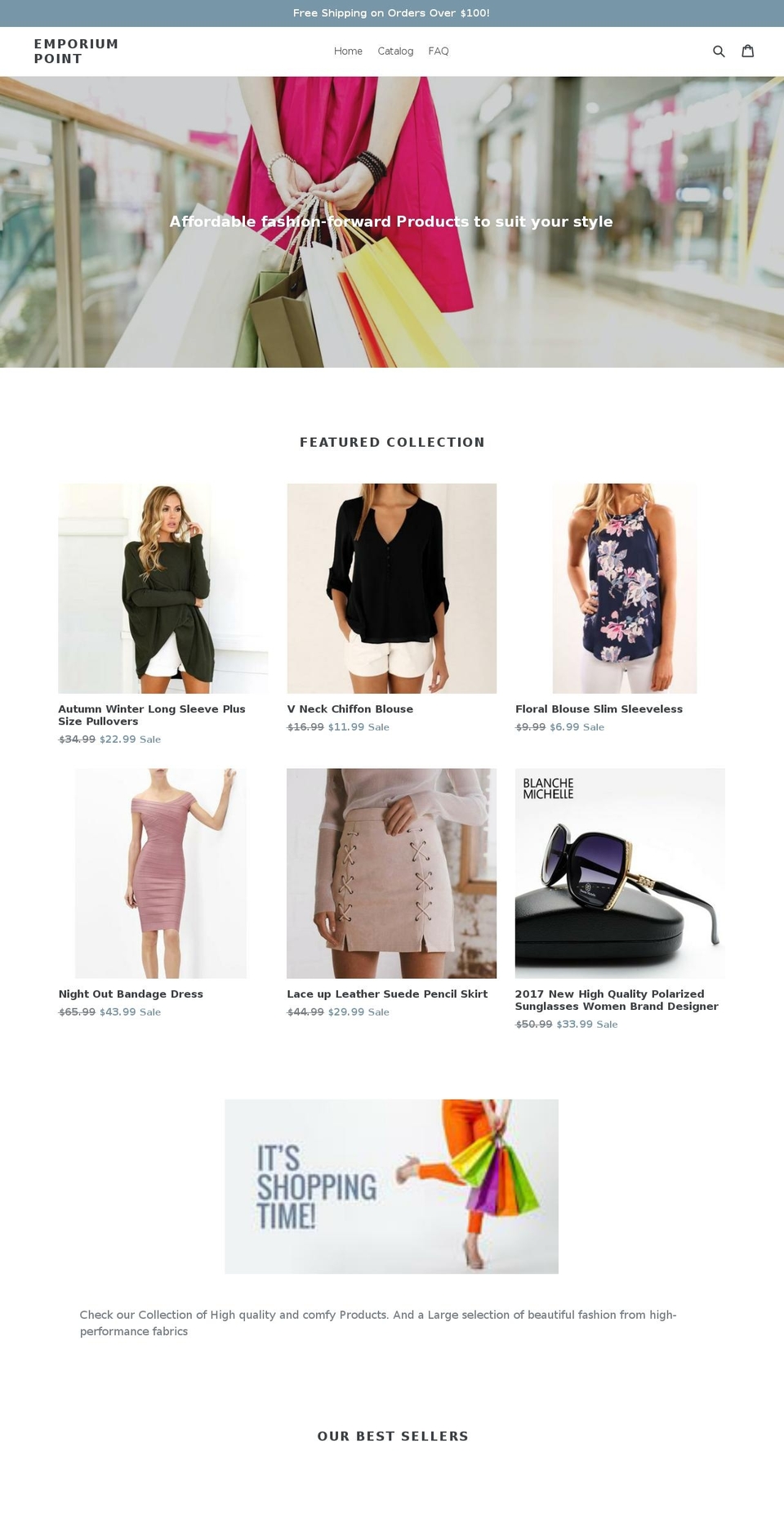 emporiumpoint.com shopify website screenshot