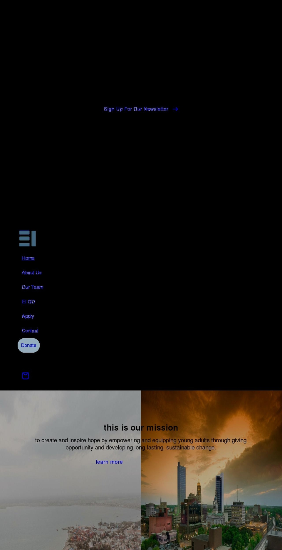 empoweredintl.org shopify website screenshot