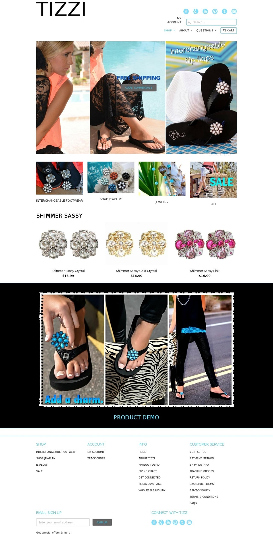 empowertizzi.com shopify website screenshot