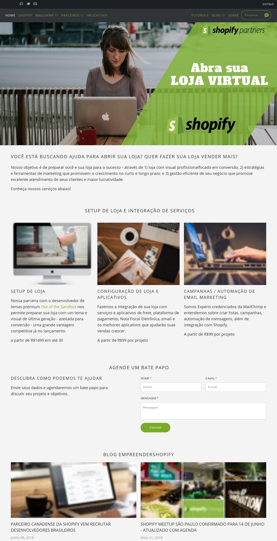 empreendify.com — Shopify storefront screenshot