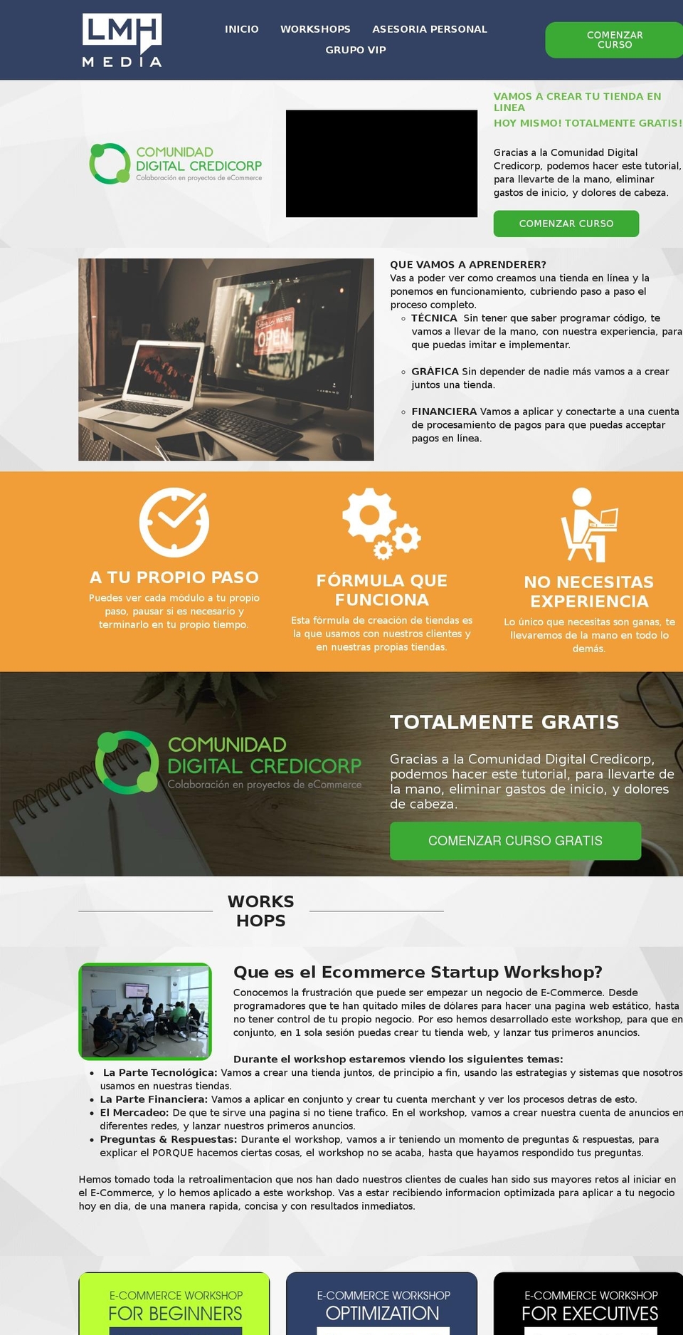 emprendimientodigital.net shopify website screenshot