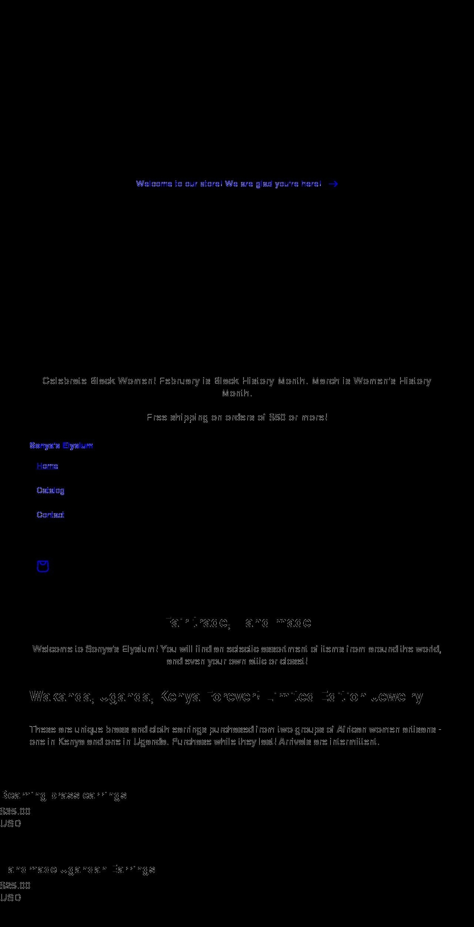 empressario.com shopify website screenshot