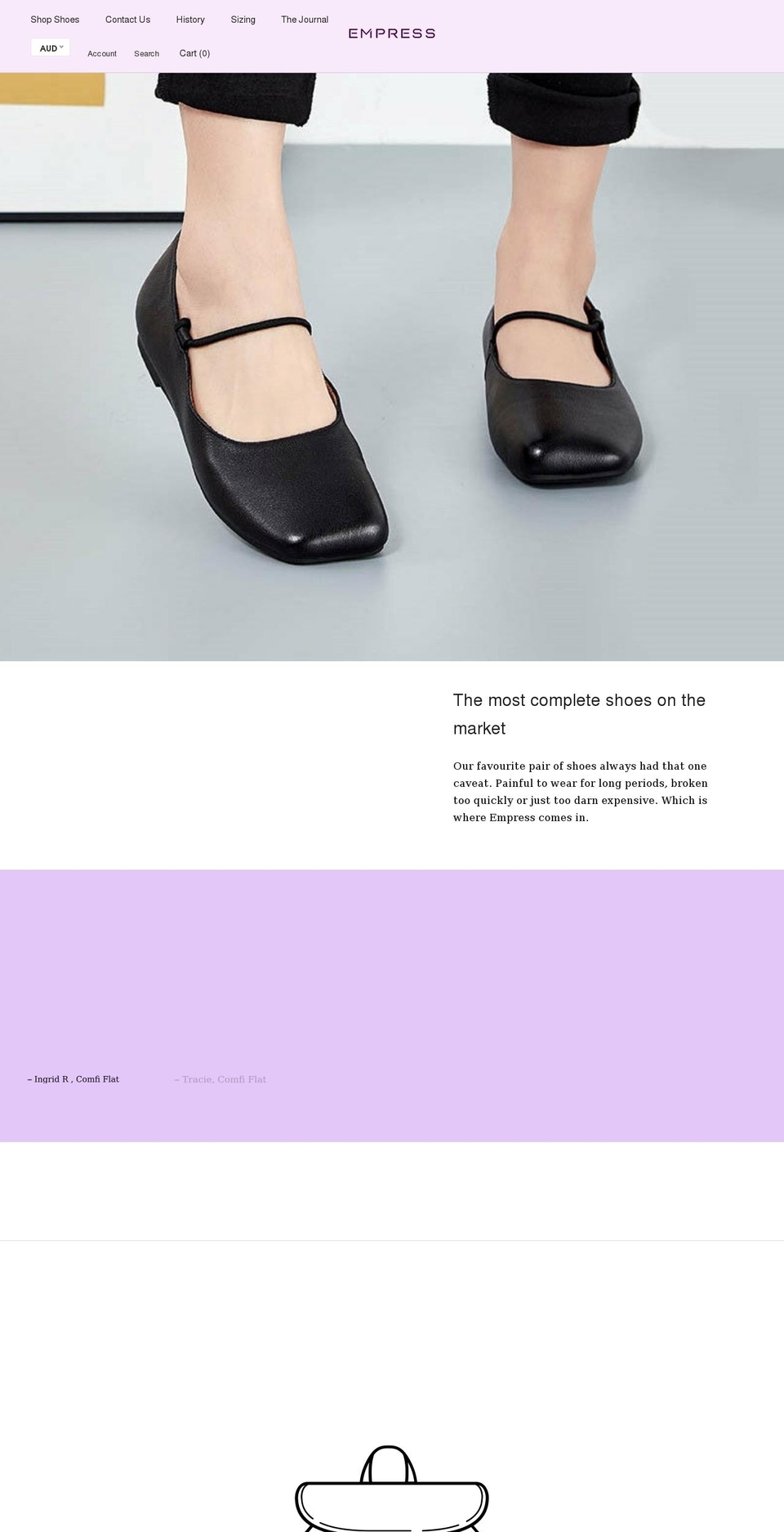 empressaustralia.com.au shopify website screenshot