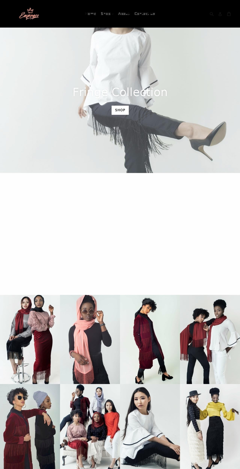 empresslabel.com — Shopify storefront screenshot