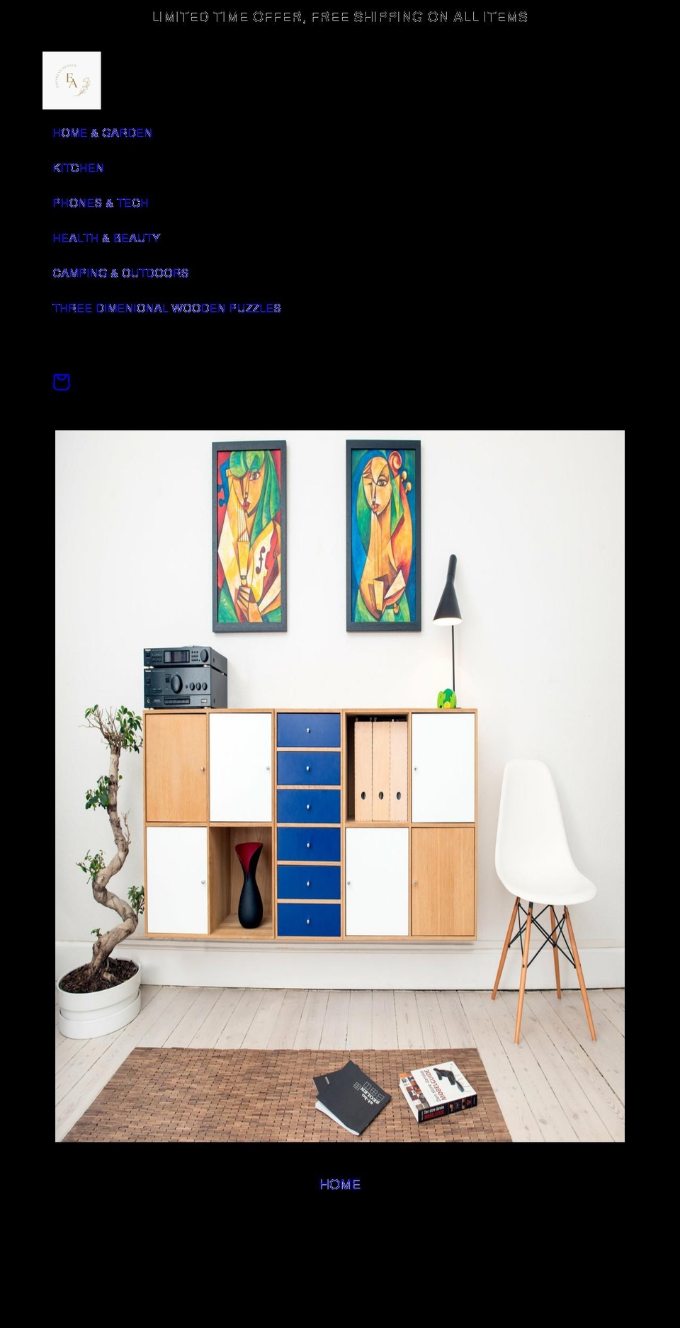 empyreanheaven.com shopify website screenshot