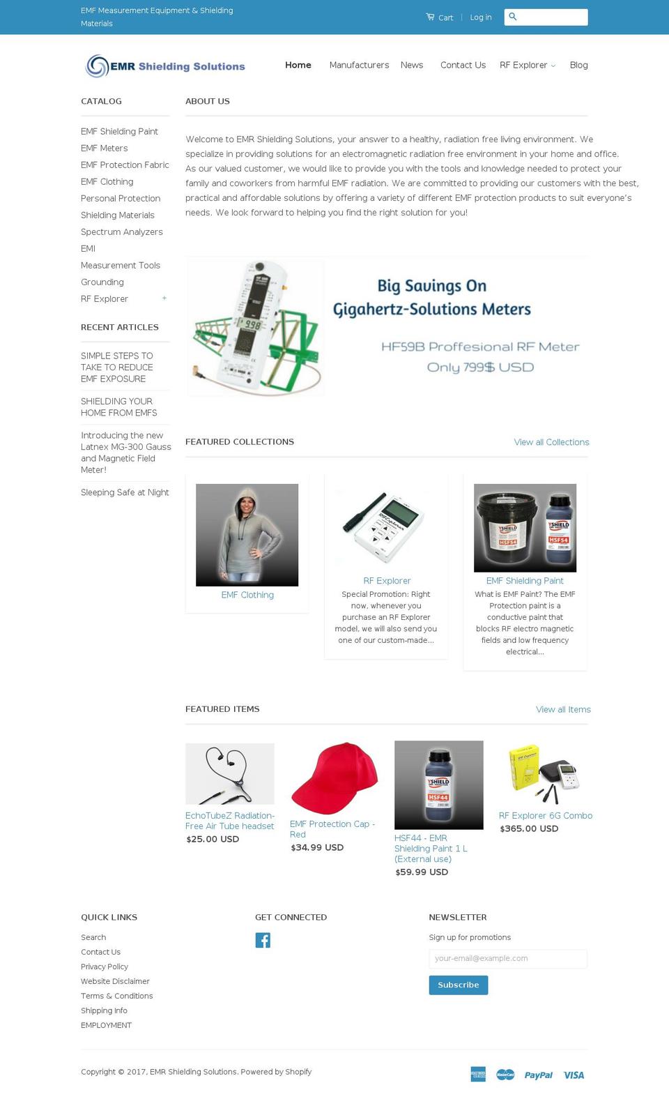 emr-ss.com shopify website screenshot