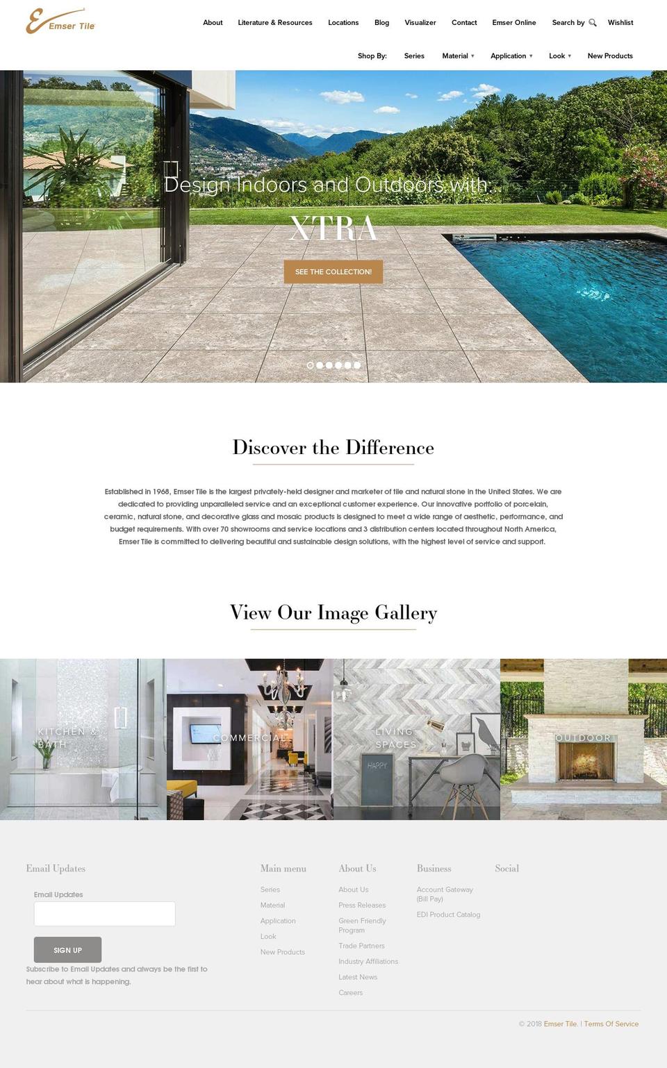 Emser Tile Shopify theme site example emsertileandnaturalstone.com