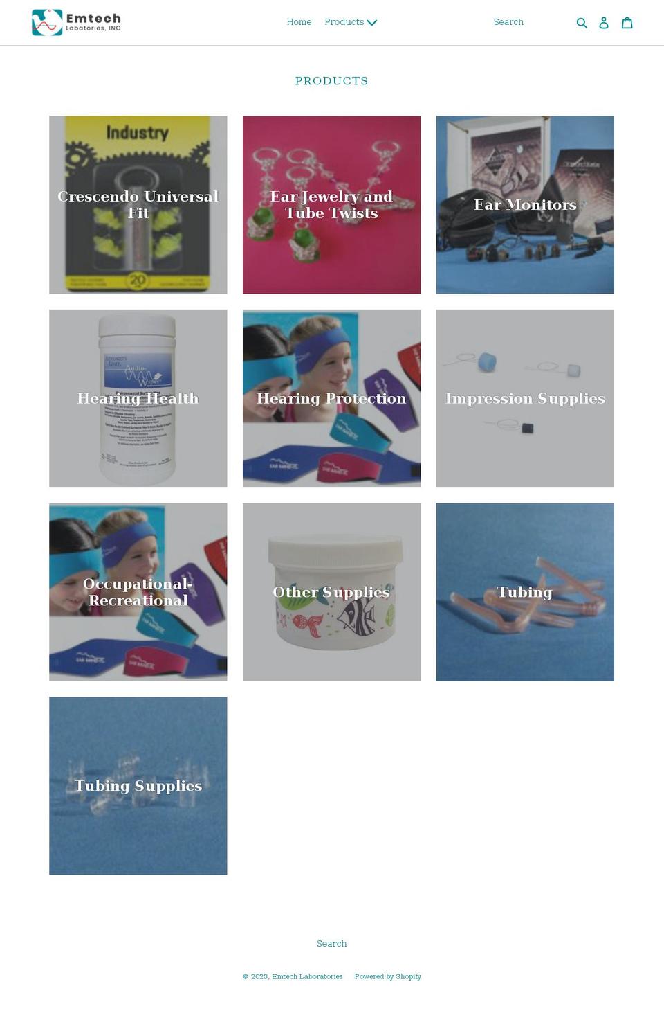 emtech-lab.myshopify.com shopify website screenshot