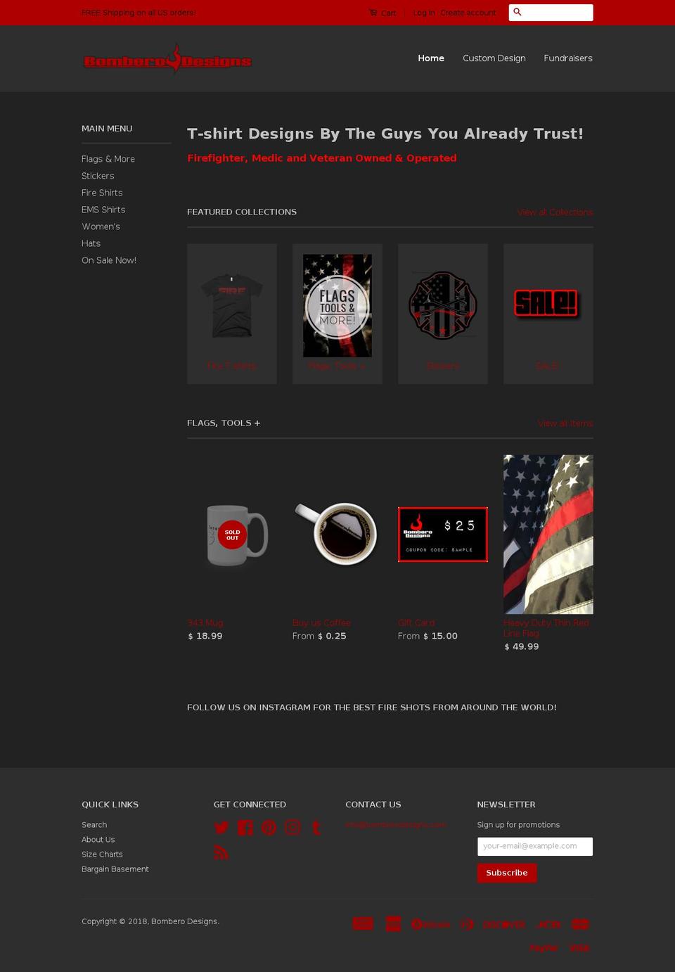 emtshirts.com — Shopify storefront screenshot