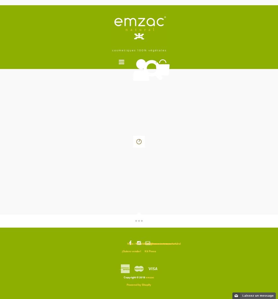 emzac.com.co shopify website screenshot