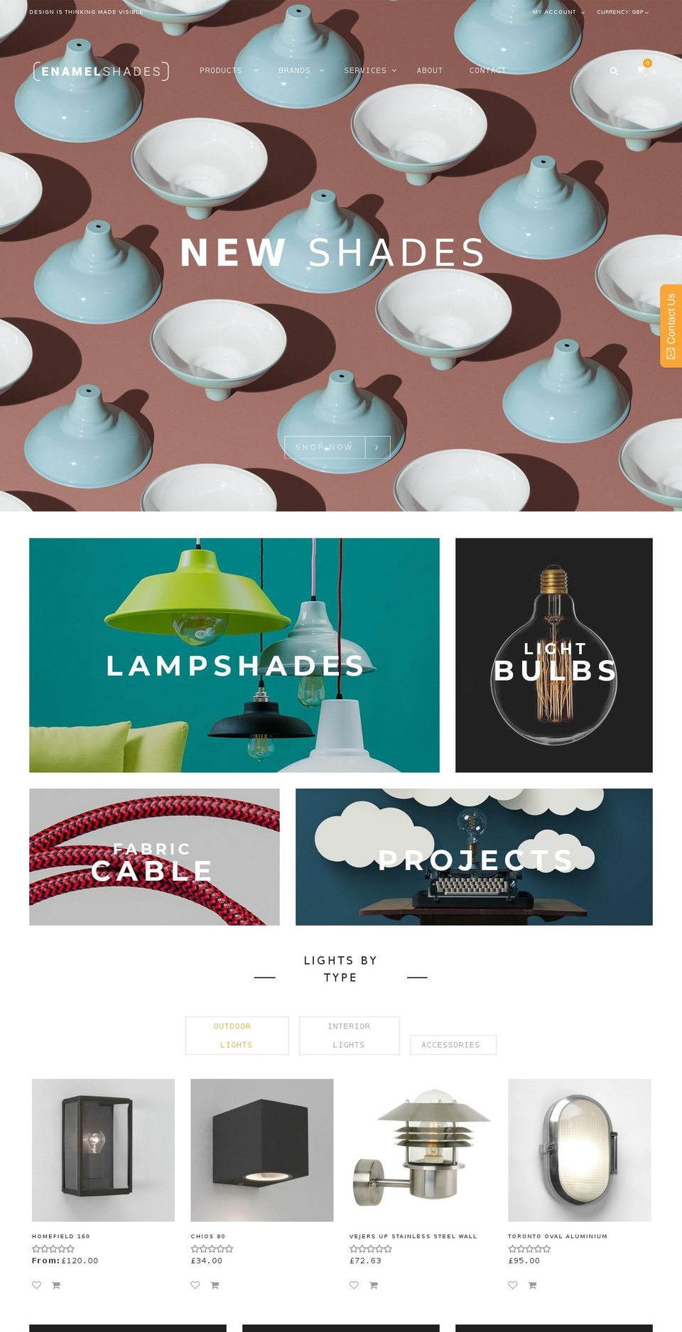 bazien-layout-2 Shopify theme site example enamelshades.co.uk