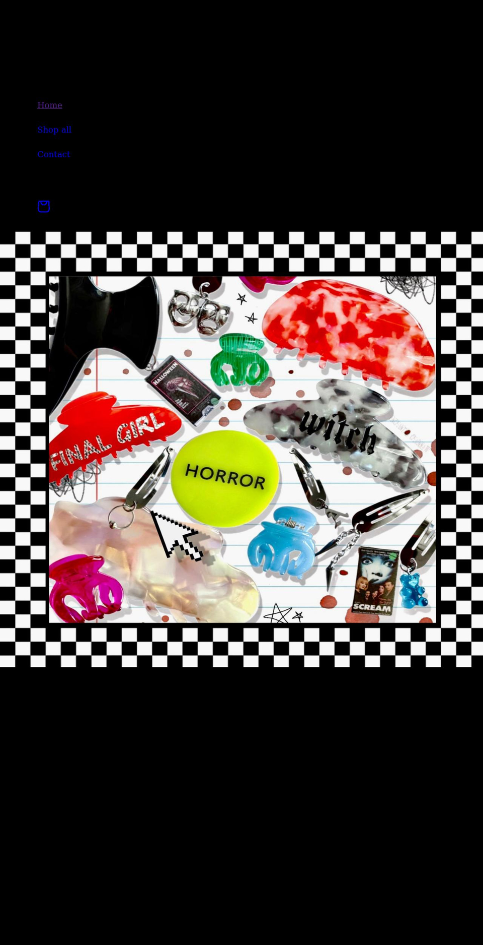 enchantedchainsaw.com shopify website screenshot