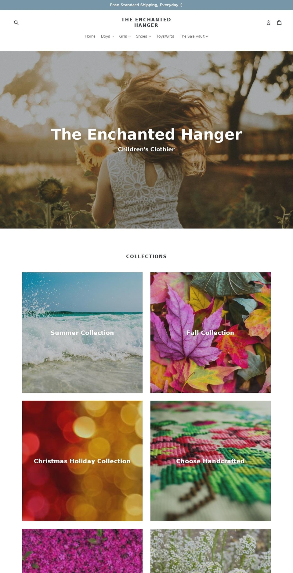 enchantedhanger.com shopify website screenshot