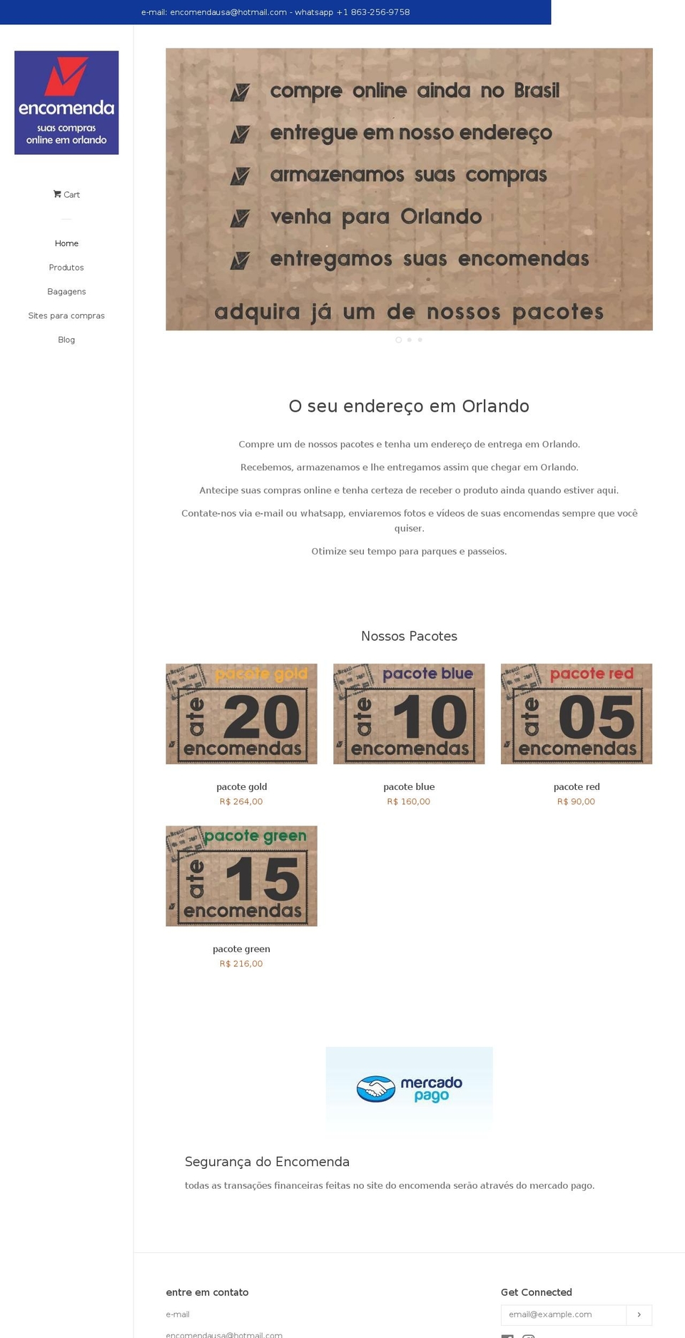 encomendausa.com — Shopify storefront screenshot